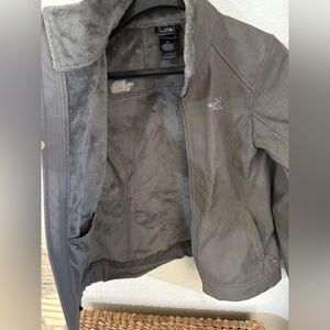 Women’s The North Face Light Gray Fleece Liner Jacket S